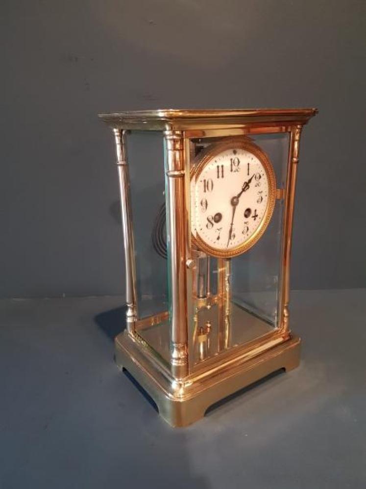 Victorian Four Glass Clock - Image 4