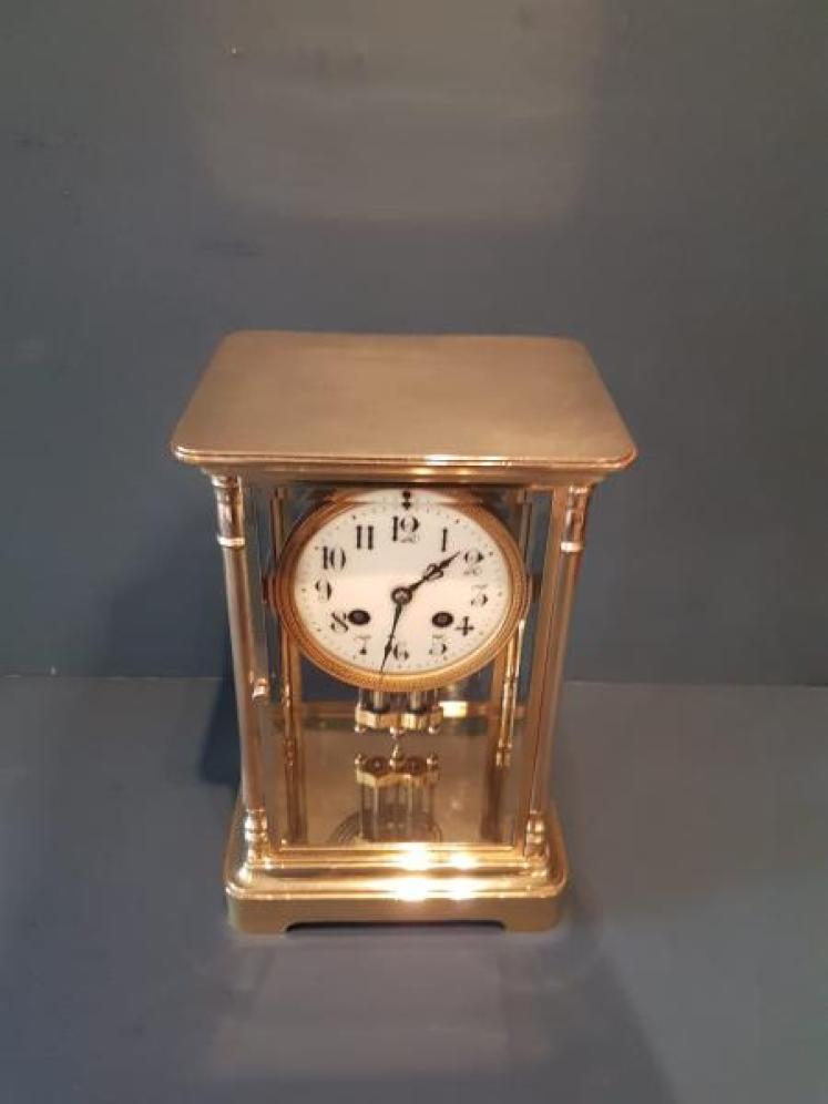 Victorian Four Glass Clock - Image 5