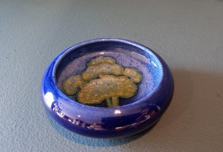 Small Moorcroft Moonlit Blue Dish - Image 2