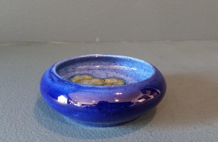 Small Moorcroft Moonlit Blue Dish - Image 5