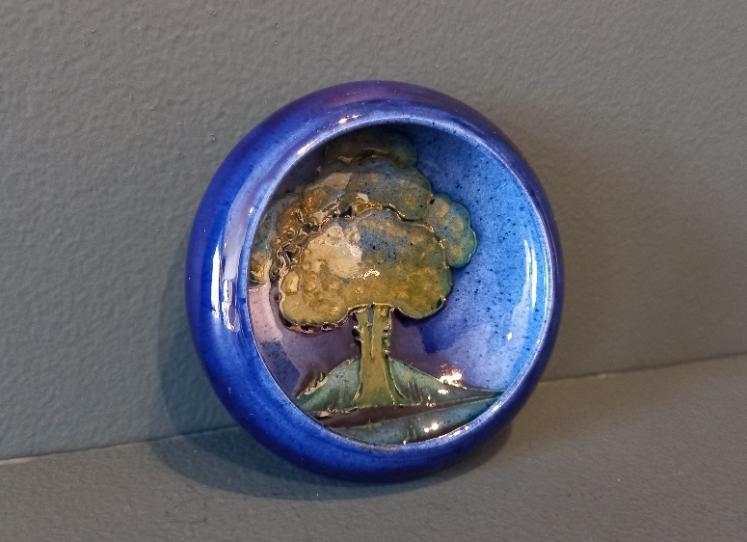 Small Moorcroft Moonlit Blue Dish - Image 7