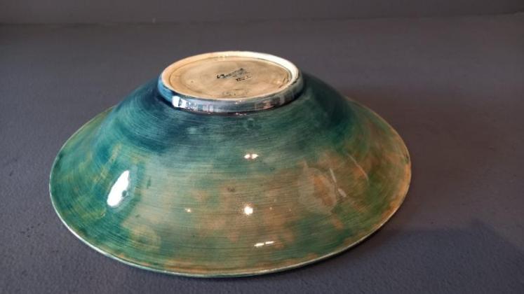 Early Moorcroft Leaf & Blackberries Shallow Bowl - Image 5
