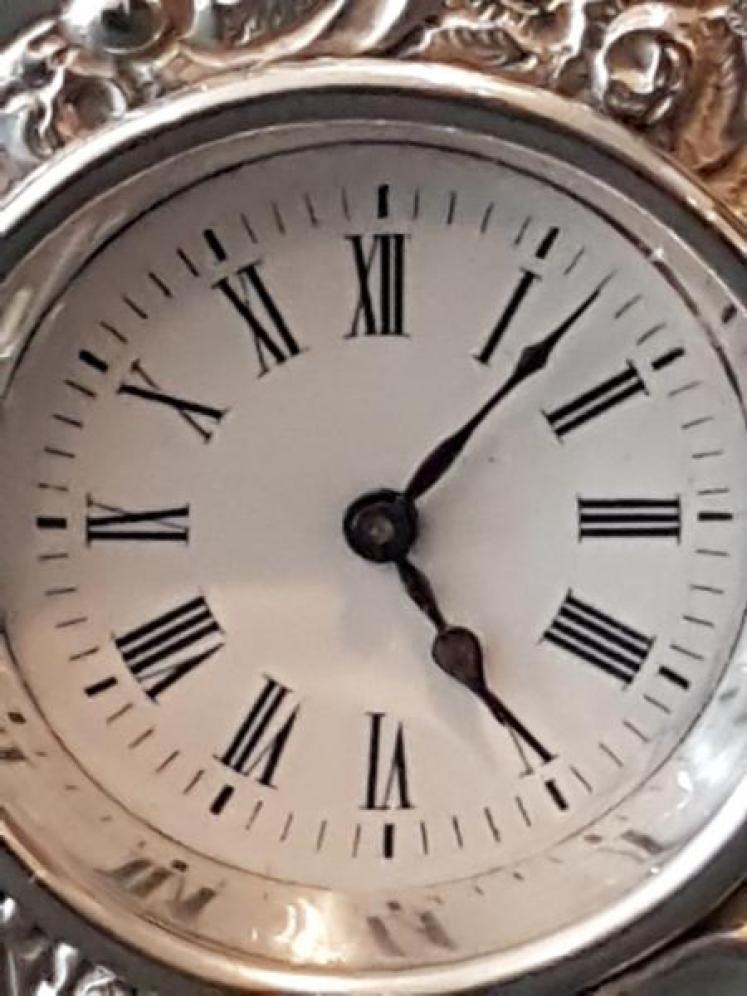 Immaculate Victorian Mappin & Webb Silver Clock - Image 6