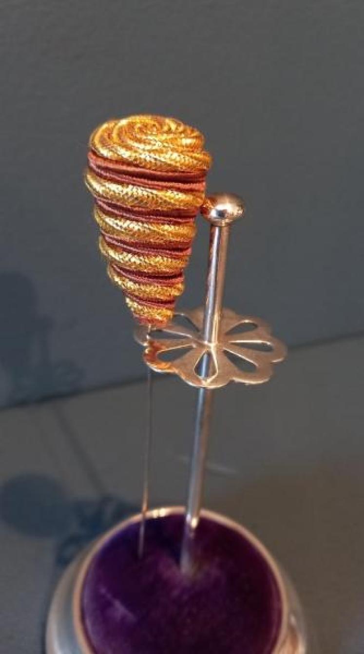 Edwardian Silver Hat Pin Stand - Image 6