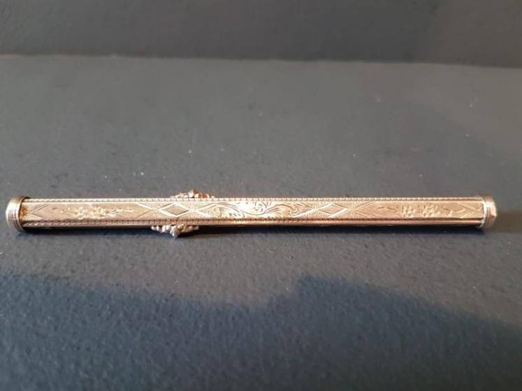 Engraved Silver Pencil, Quill and Knife Combination - Image 1