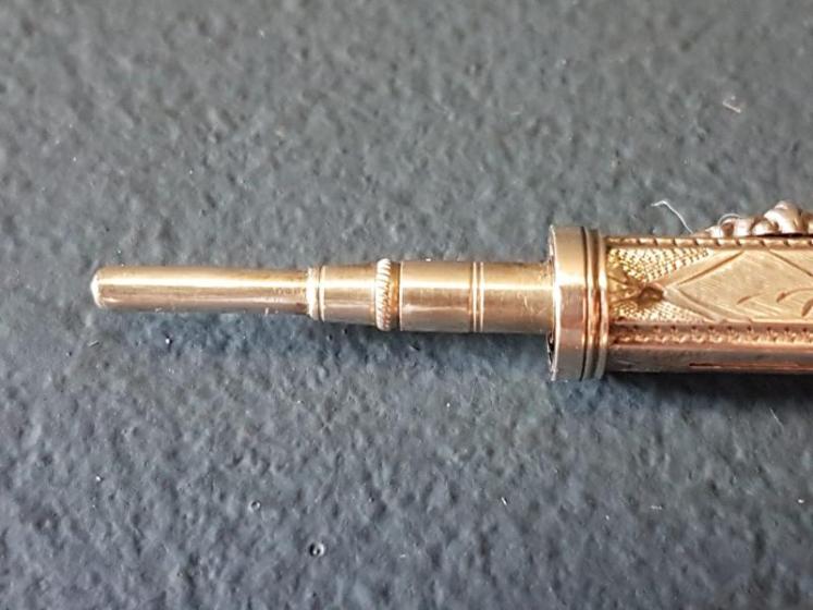 Engraved Silver Pencil, Quill and Knife Combination - Image 4