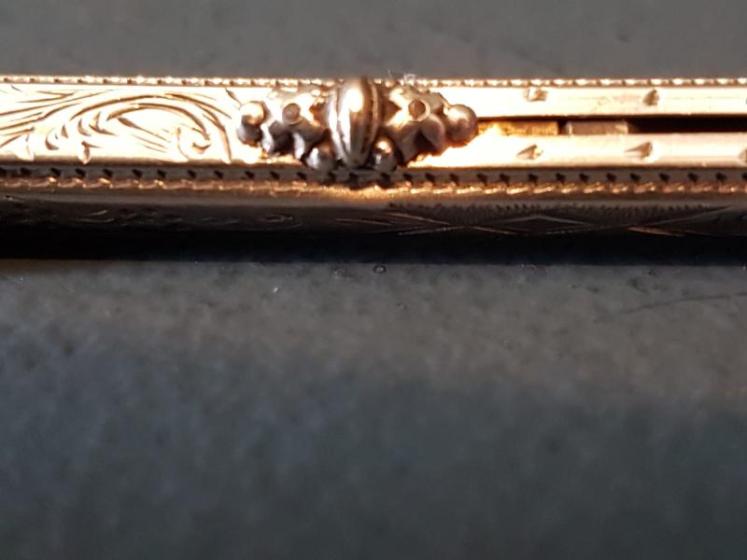 Engraved Silver Pencil, Quill and Knife Combination - Image 7