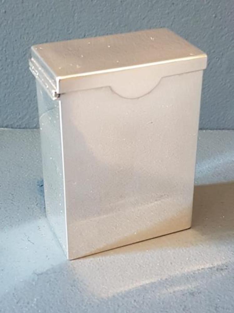 Victorian Silver Card Box - Image 1
