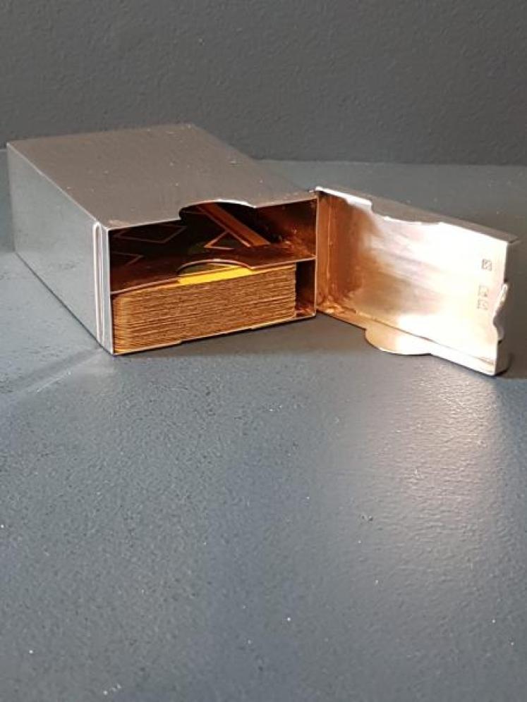 Victorian Silver Card Box - Image 3