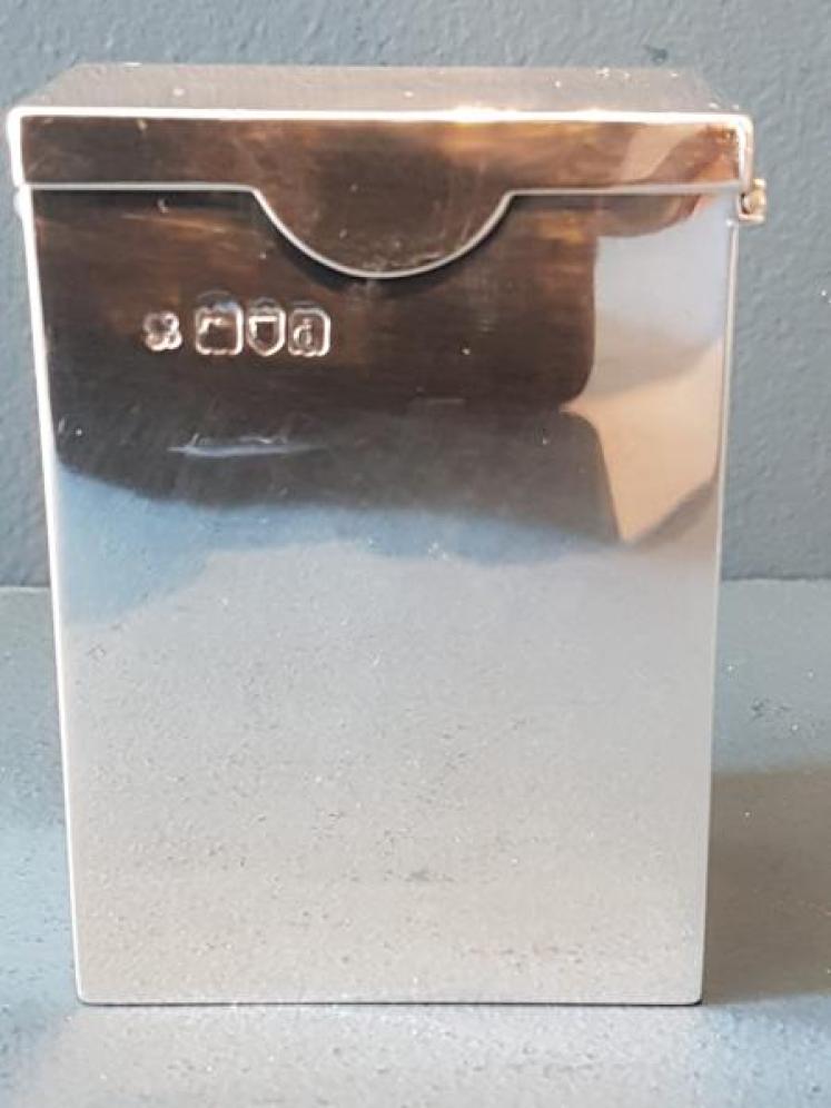 Victorian Silver Card Box - Image 6
