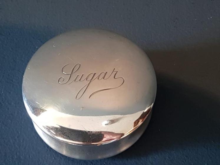 George V Silver Sugar Canister - Image 1