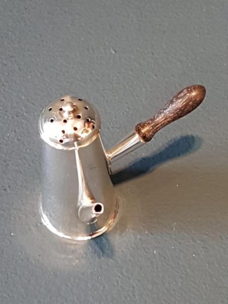 Rare Miniature Silver Chocolate Pot Pepperette - Image 2
