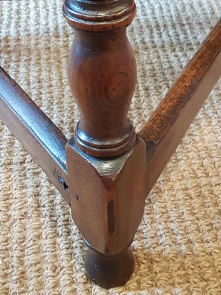 George III Oak and Ash Cricket Table  - Image 2