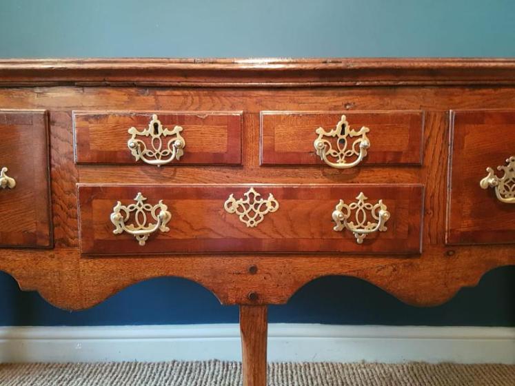 Superb George II Oak Country House Dresser - Image 5