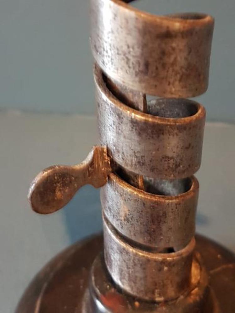 Georgian Pigtail Candlestick - Image 2
