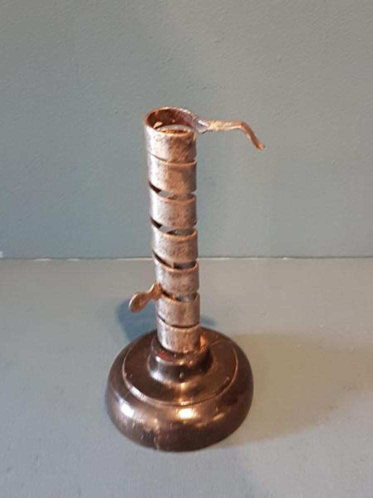 Georgian Pigtail Candlestick - Image 6