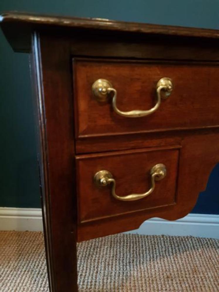 George III Oak Side Table or Console - Image 4