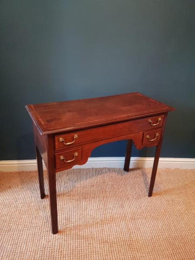 George III Oak Side Table or Console - Image 5