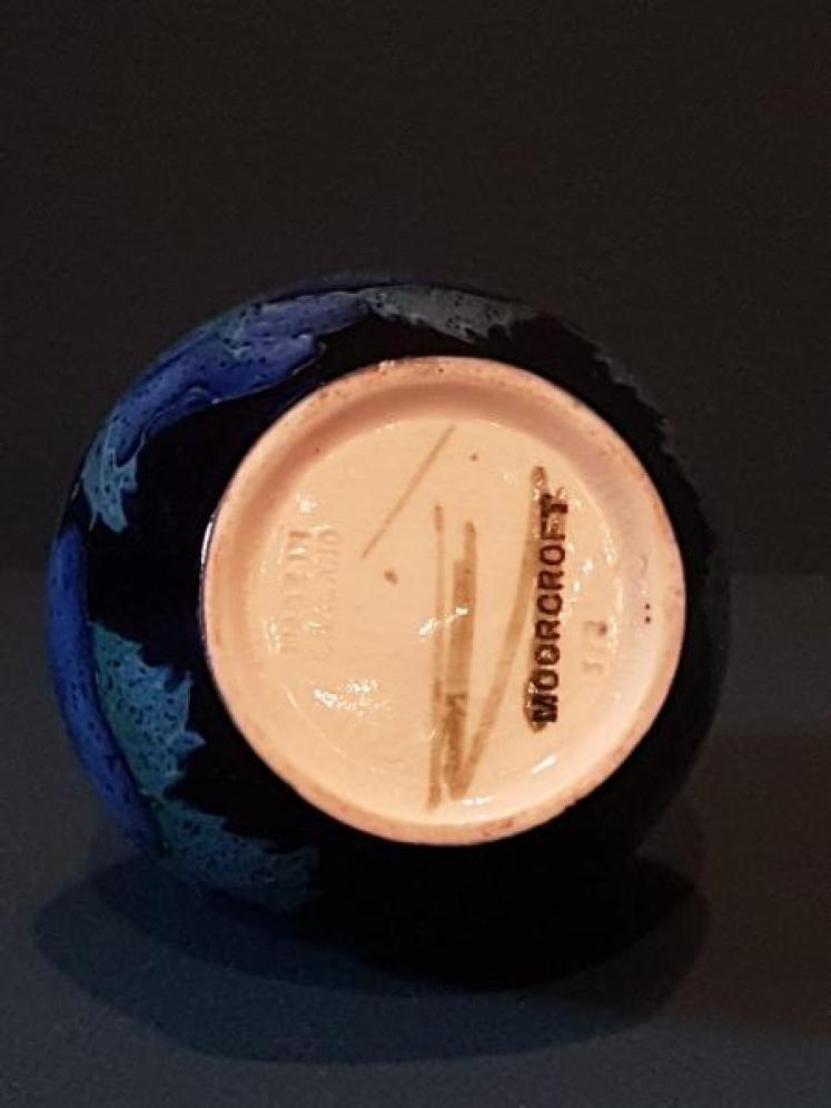 Early Moorcroft Blue Pansy Vase - Image 6
