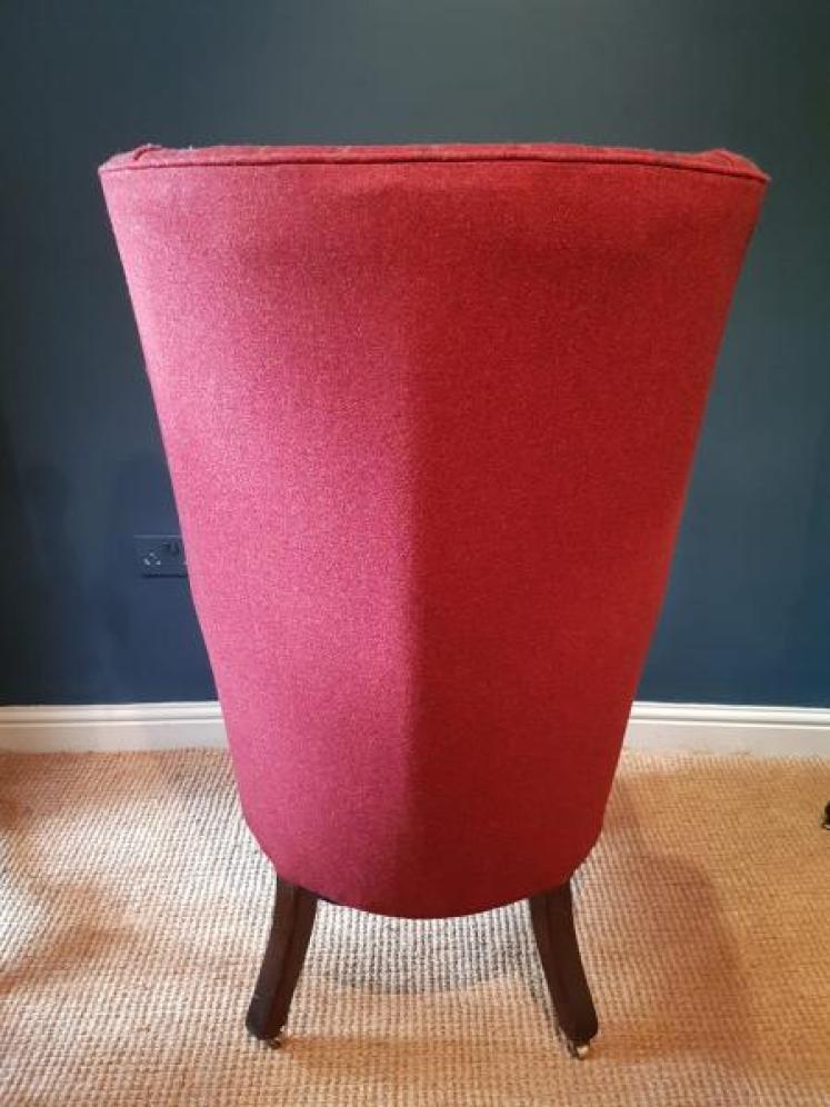 William IV Mahogany Framed Barrel Back Chair - Image 3