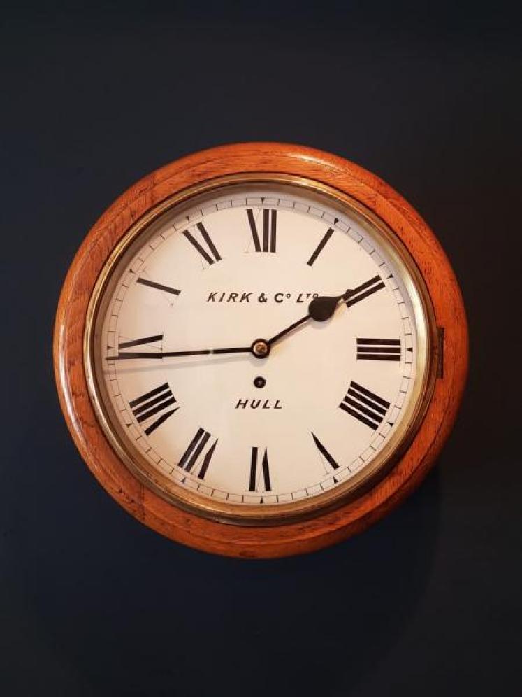 Victorian Hull Fusee Dial Clock - Image 1