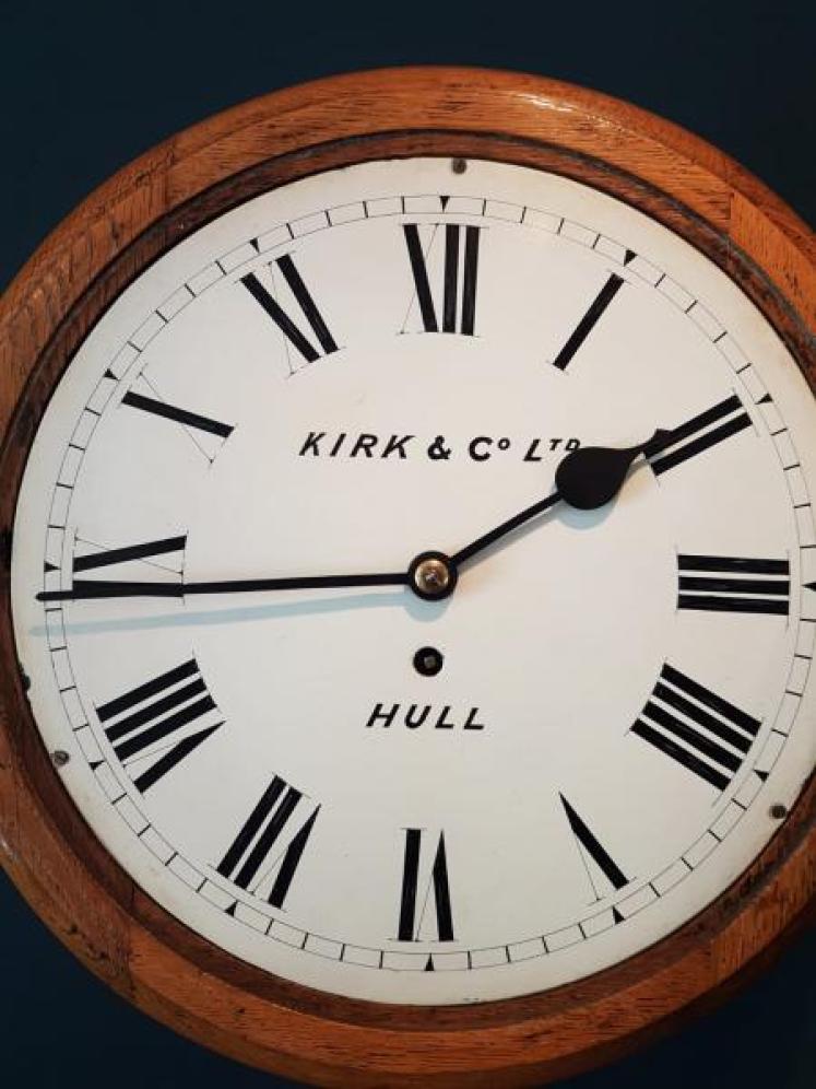 Victorian Hull Fusee Dial Clock - Image 2