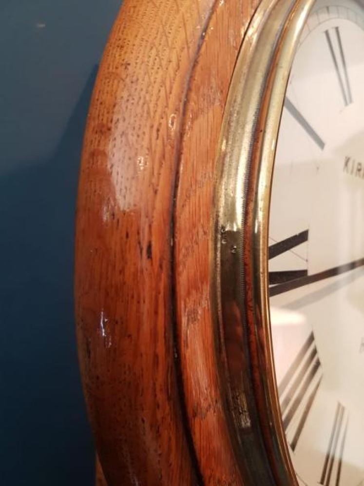 Victorian Hull Fusee Dial Clock - Image 3