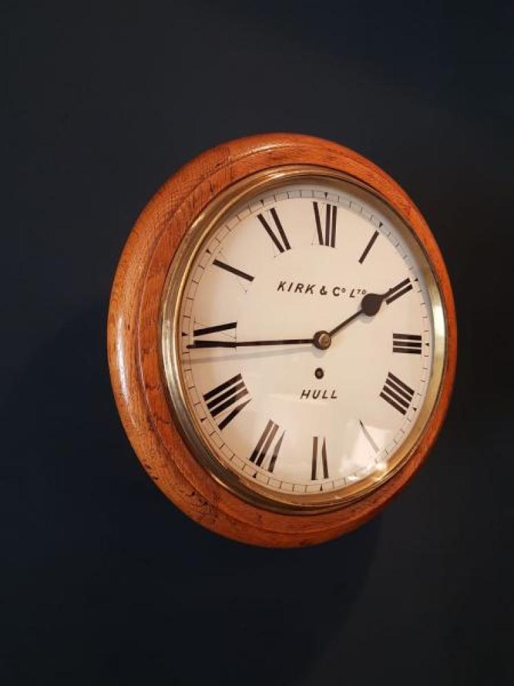 Victorian Hull Fusee Dial Clock - Image 4