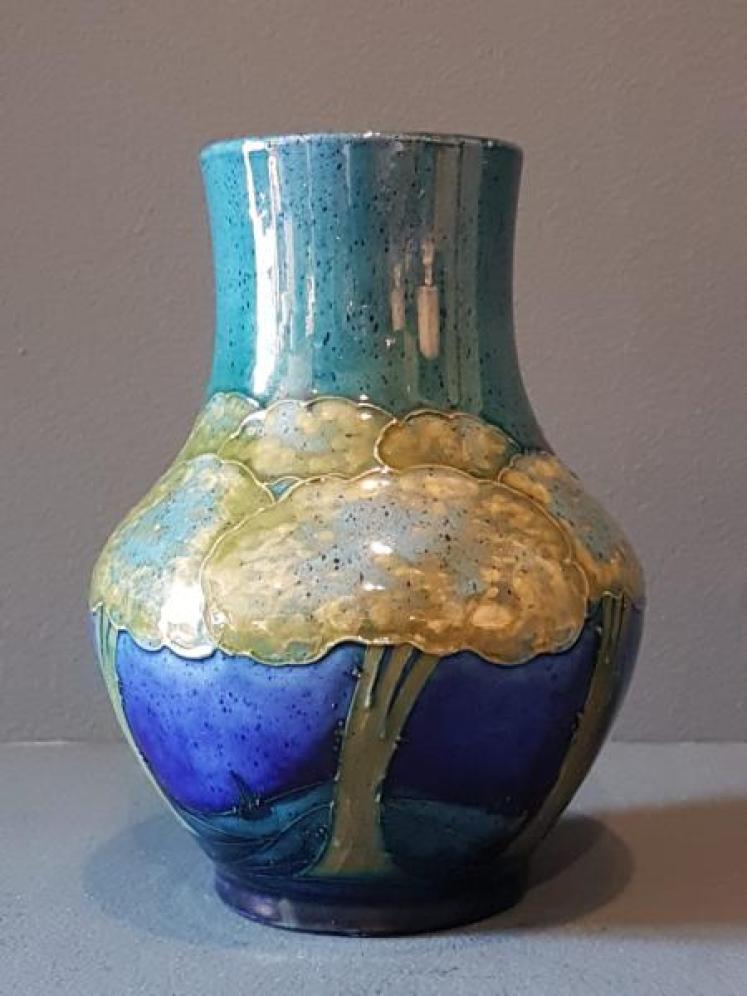 Moorcroft Moonlit Blue Vase  - Image 5