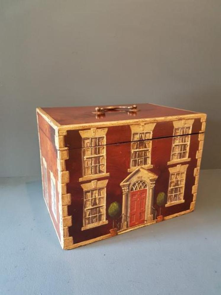 George III Mahogany Country House Box - Image 1
