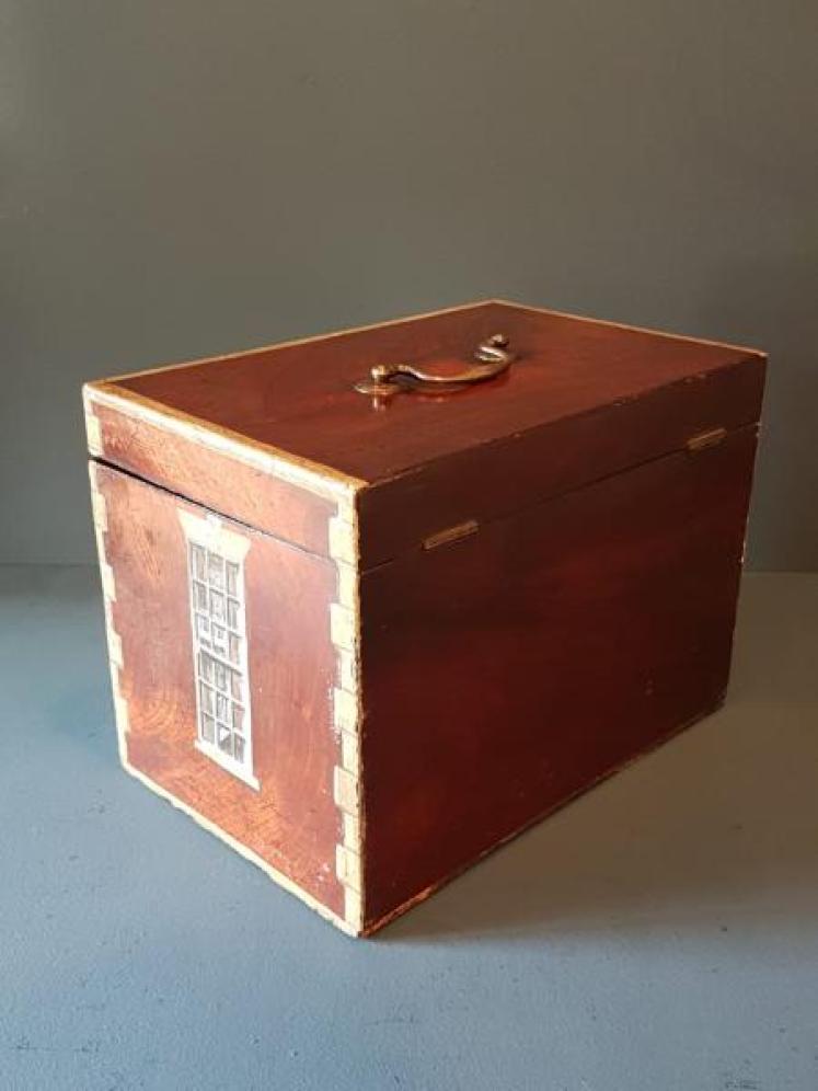 George III Mahogany Country House Box - Image 2