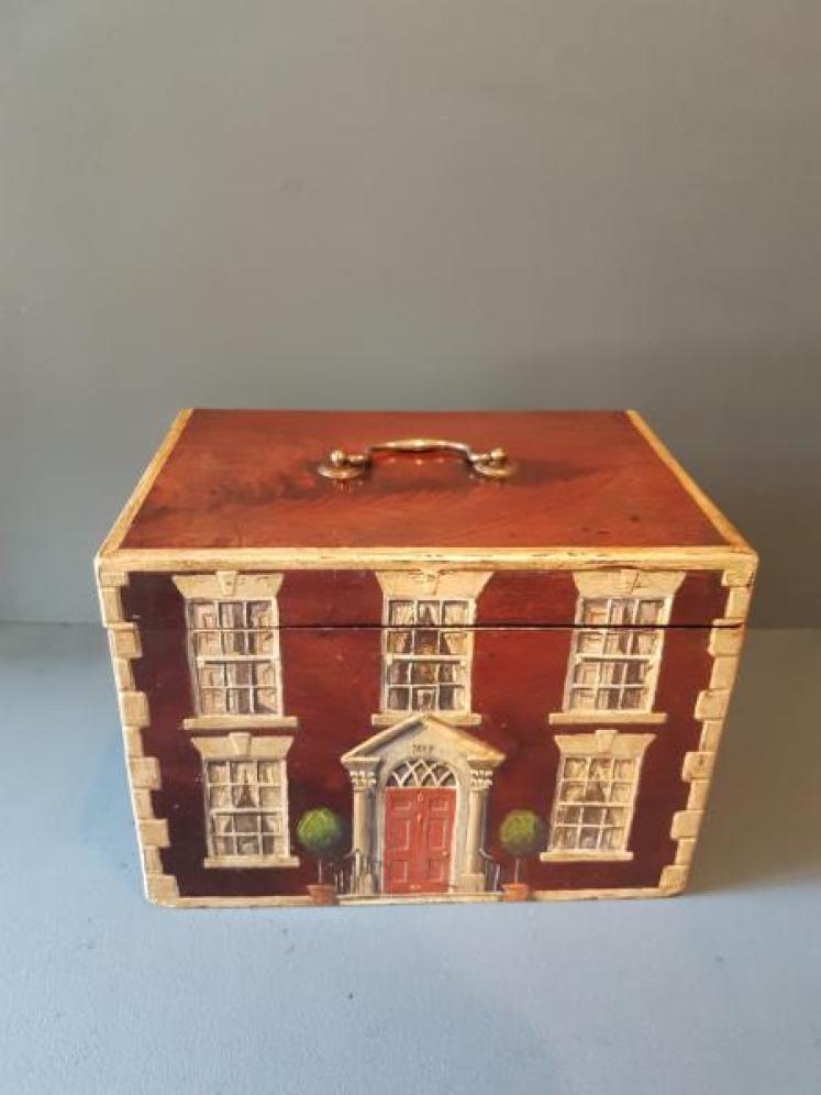 George III Mahogany Country House Box - Image 6