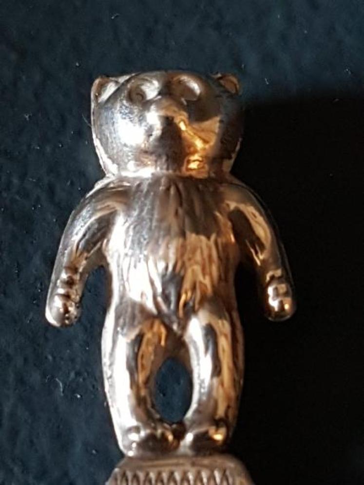 Solid Silver Teddy Bear Bookmark  - Image 4