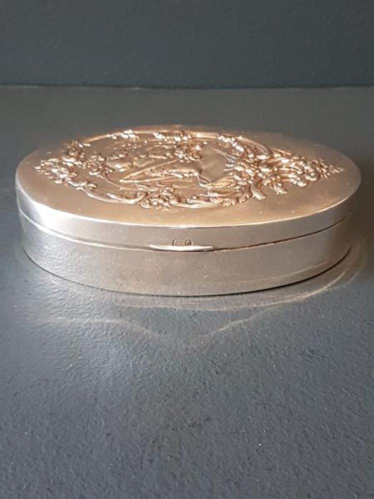 Edwardian Silver Art Nouveau Box - Image 1