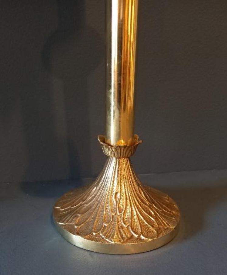 Pair of Art Nouveau Brass 'Pricket' Candlesticks - Image 2