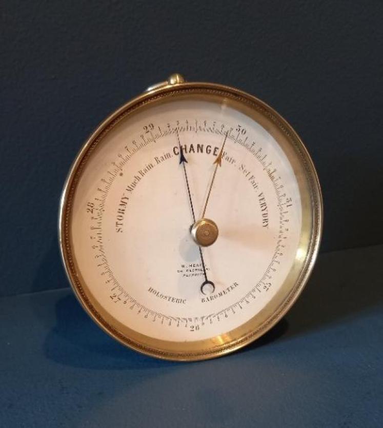 Mid Victorian Plymouth Marine Barometer - Image 7