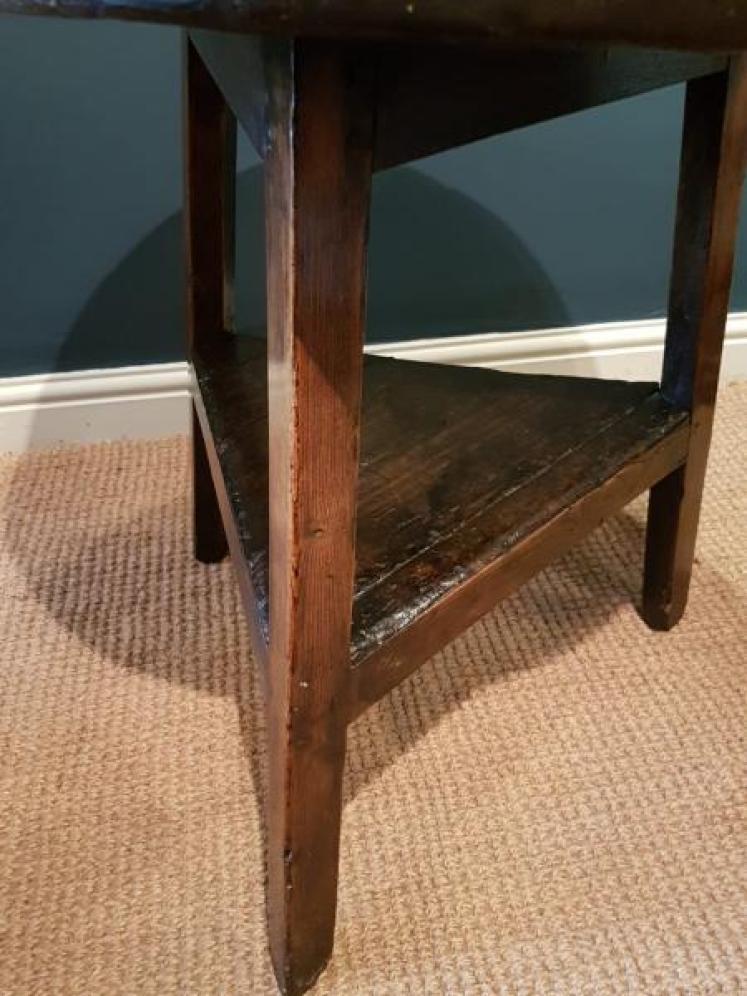 George II Elm Cricket Table - Image 5