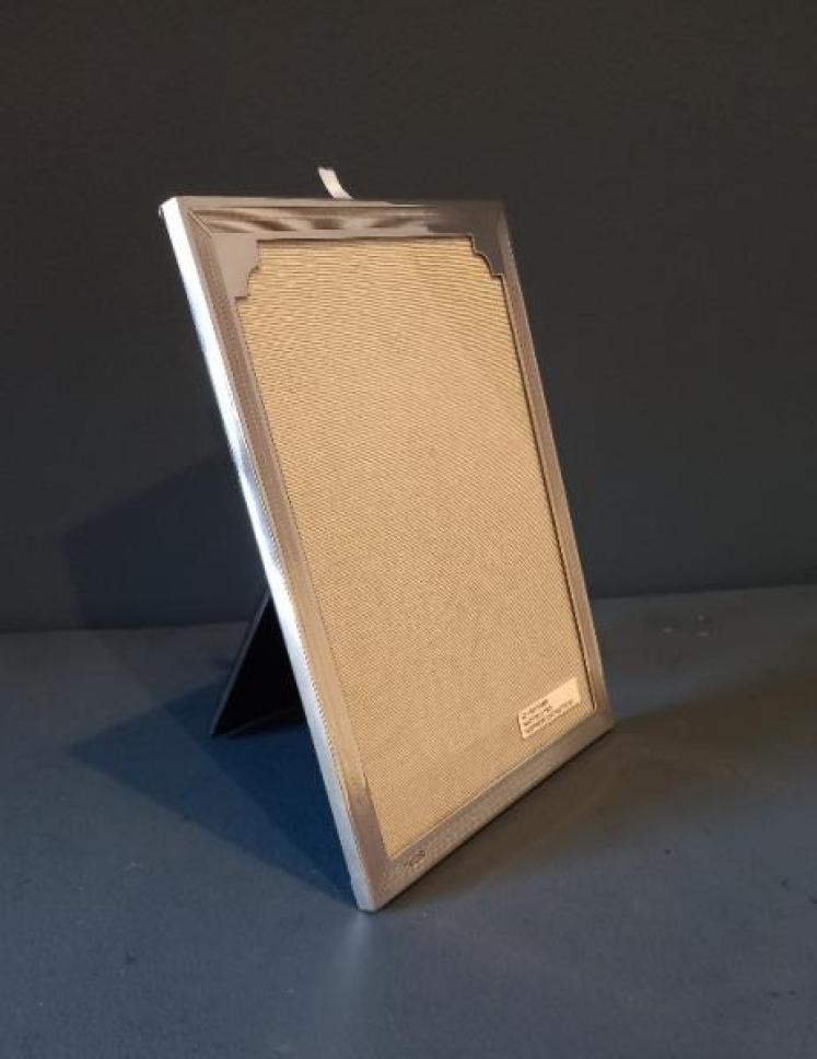 Large George V Period Sheffield Silver Photo Frame - Image 2