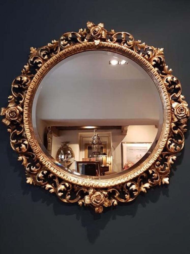 Superb Victorian Timber Gilt Florentine Mirror - Image 2