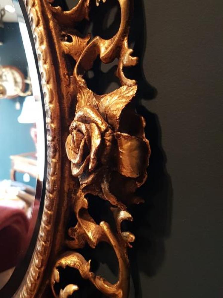 Superb Victorian Timber Gilt Florentine Mirror - Image 3