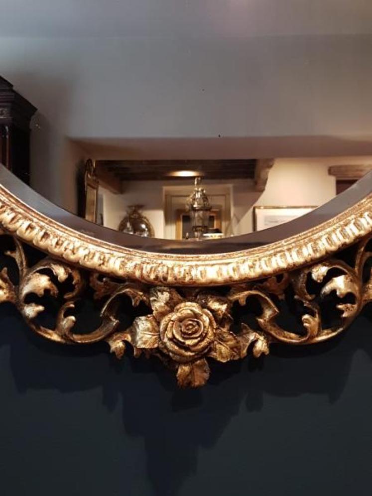 Superb Victorian Timber Gilt Florentine Mirror - Image 4