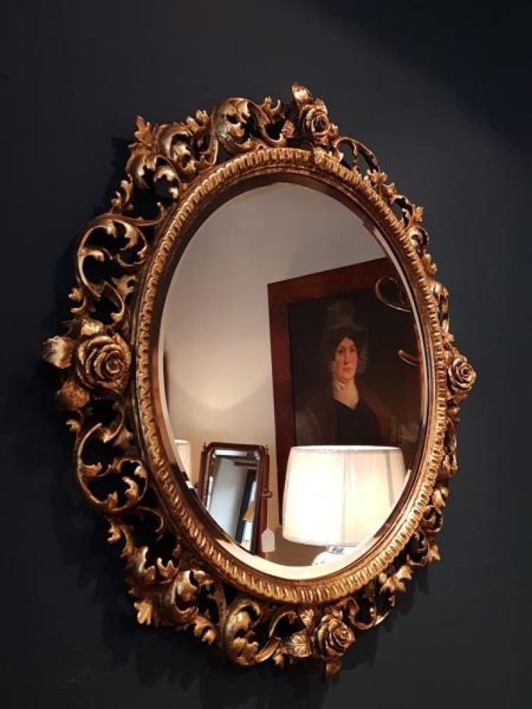 Superb Victorian Timber Gilt Florentine Mirror - Image 6
