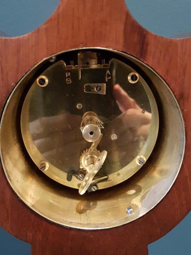 Fine Quality Inlaid Silvered Dial Edwardian Mantel Clock - Image 3