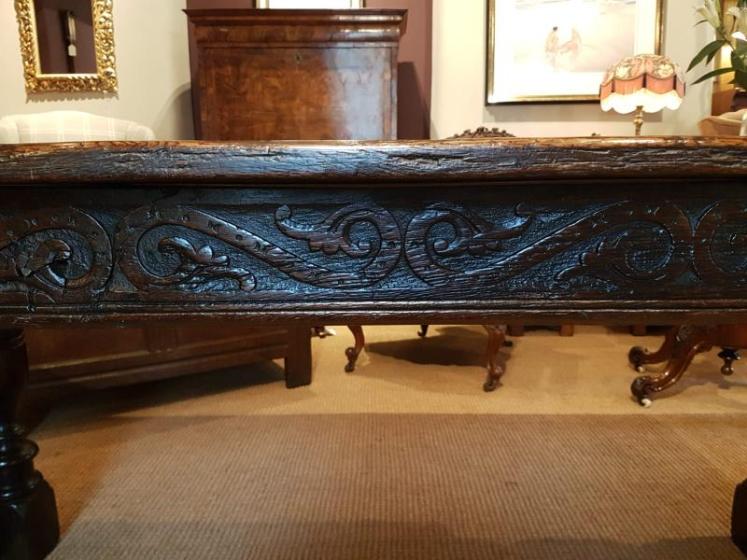 Period Oak Refectory Table - Image 5