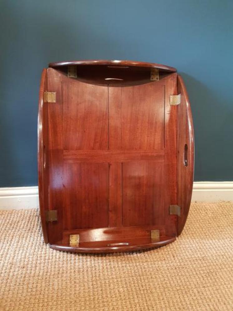 Victorian Mahogany Butlers Tray Coffee Table - Image 4
