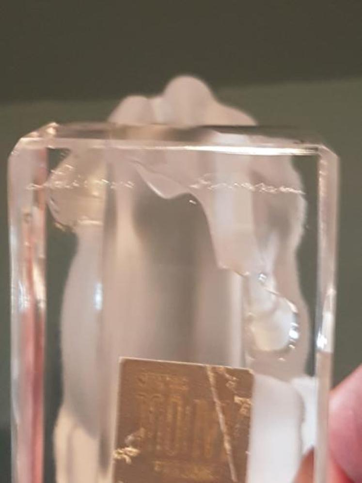 Lalique Opalescent Bull Paperweight  - Image 5