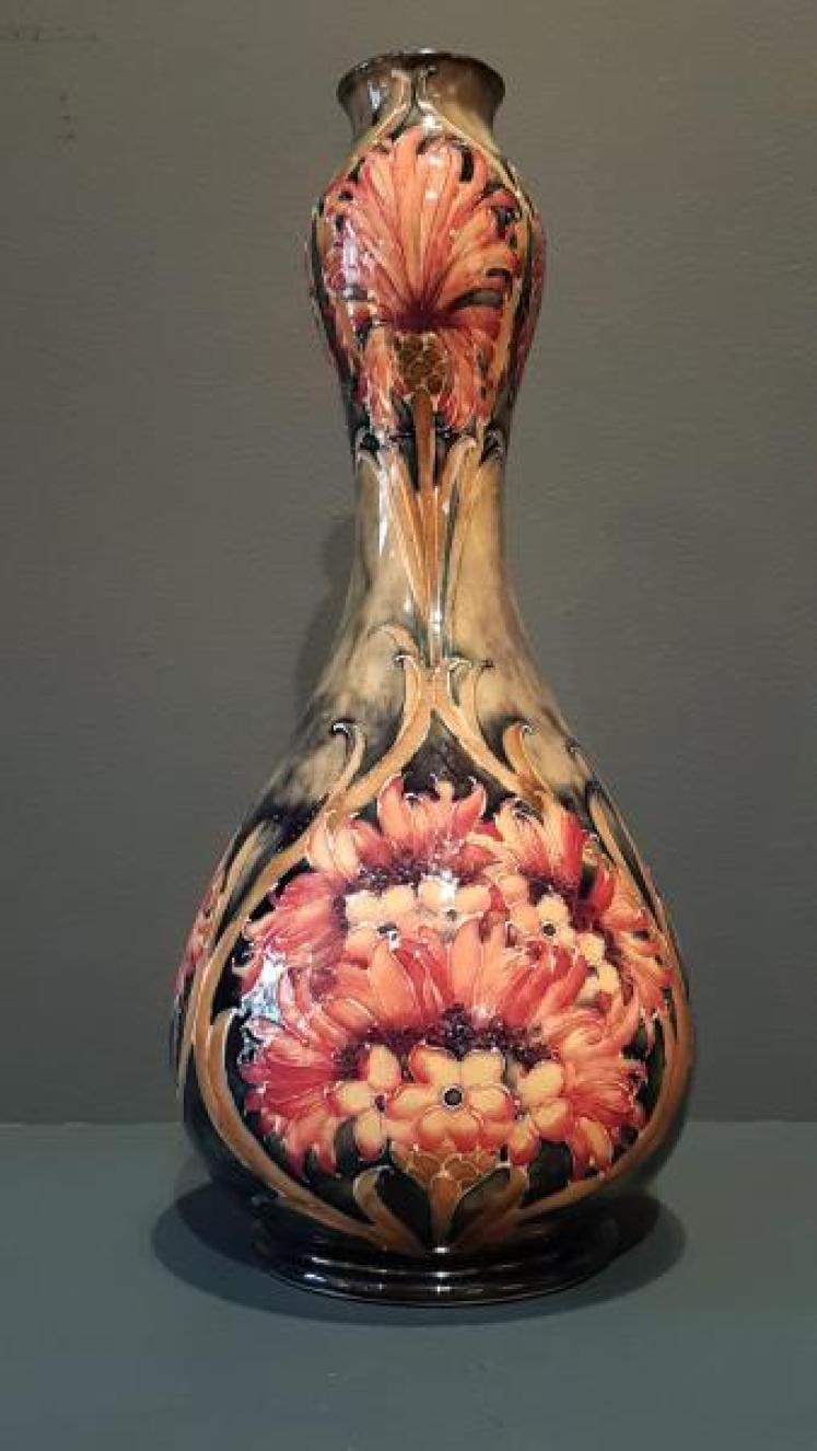 Impressive Moorcroft Cornflower Vase - Image 6