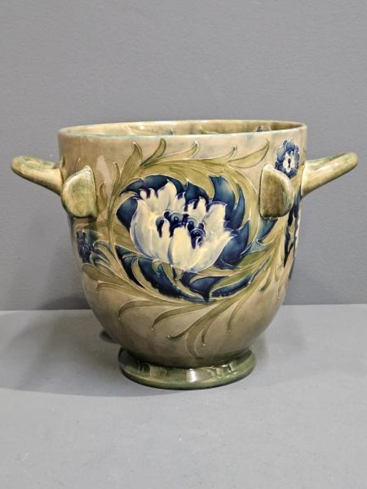 Moorcroft Florian Jardiniere - Image 1