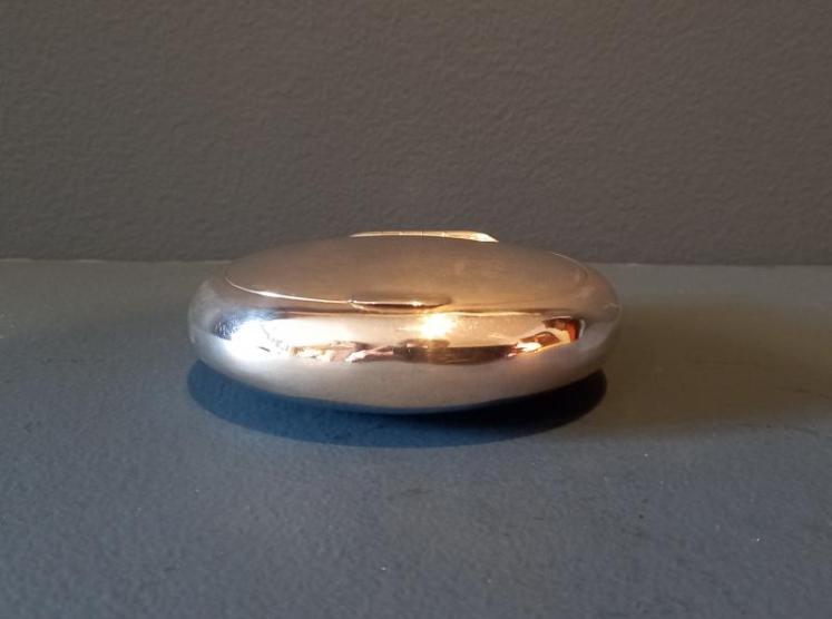George V Silver 'Pebble' Table Snuff - Image 2