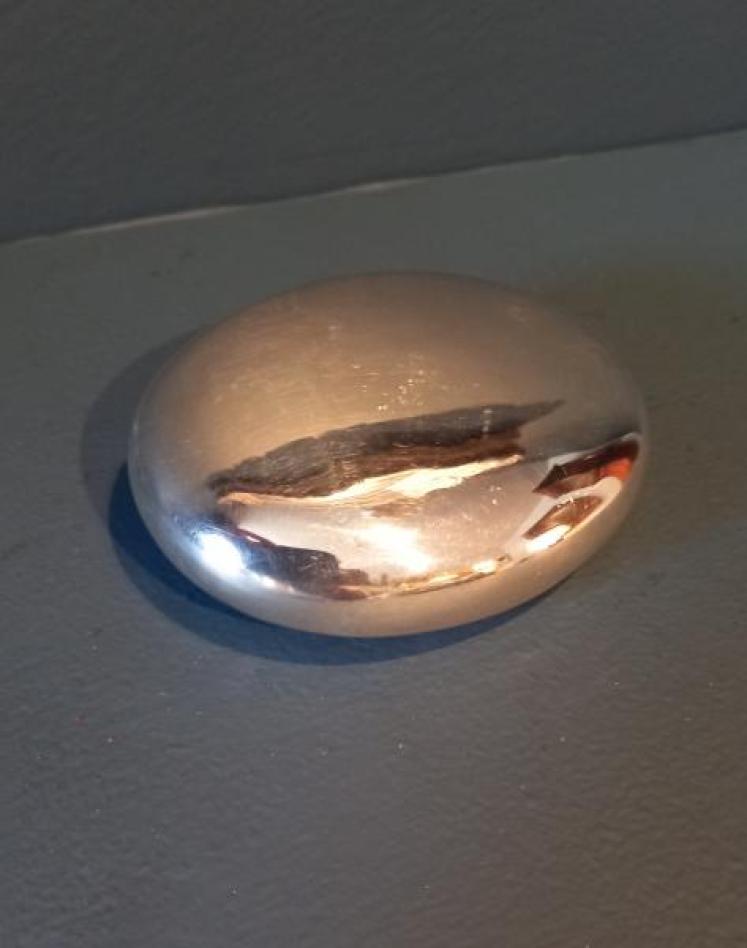 George V Silver 'Pebble' Table Snuff - Image 5